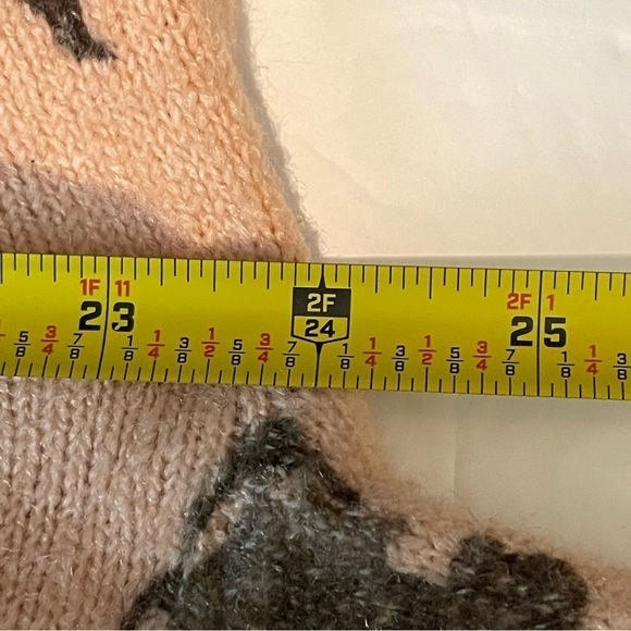 Altar’d State Blush & Brown Bold Floral Oversized Sweater NWOT - Picture 10 of 11